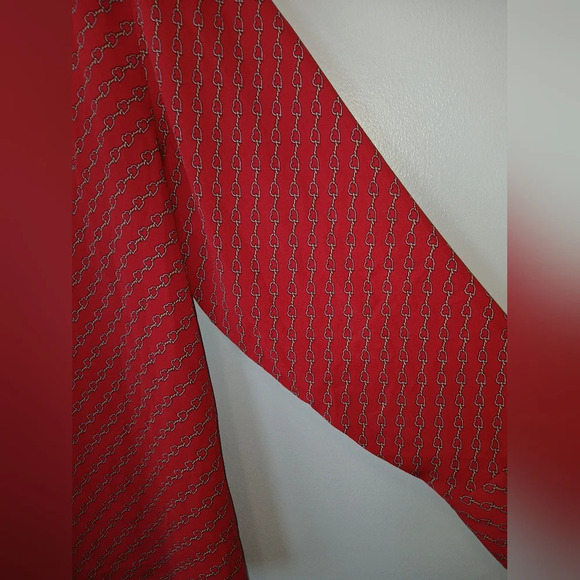 Liz Claiborne womens XXL red heart button down long sleeve blouse office wear - Picture 6 of 10